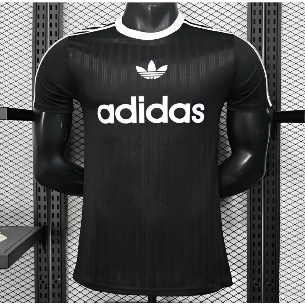Maillot Adidas Trefoil Noir Version joueur - Vêtements de sport