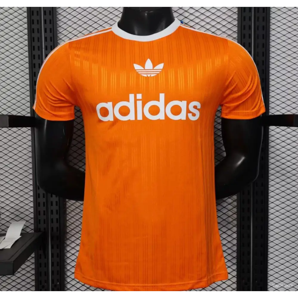 Maillot Adidas Trefoil Orange Version joueur - Vêtements de sport