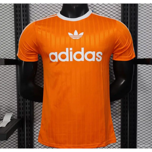 Maillot Adidas Trefoil Orange Version joueur - Vêtements de sport