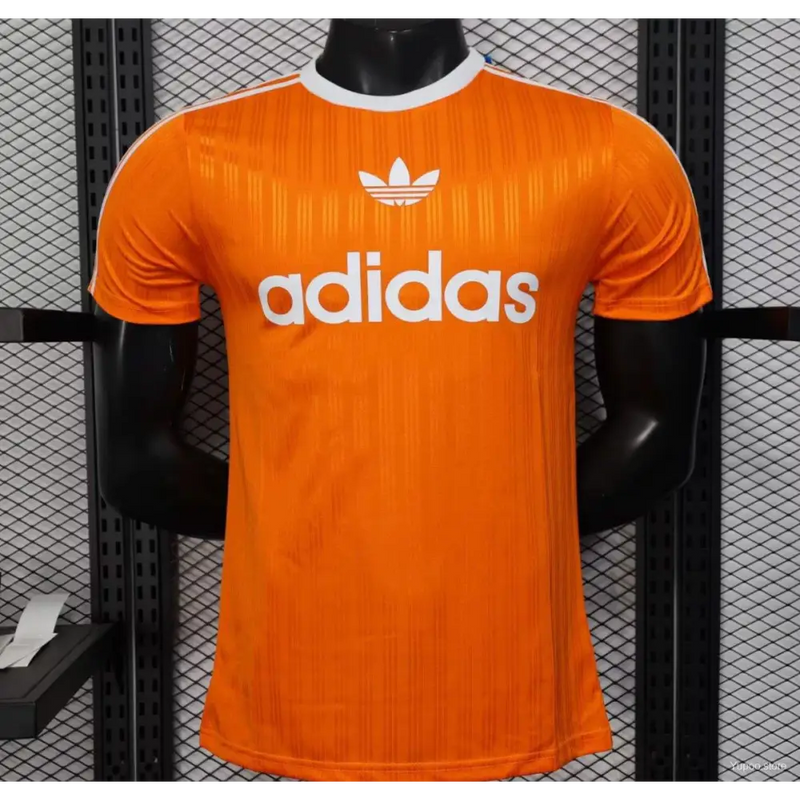 Maillot Adidas Trefoil Orange Version joueur - Vêtements de sport