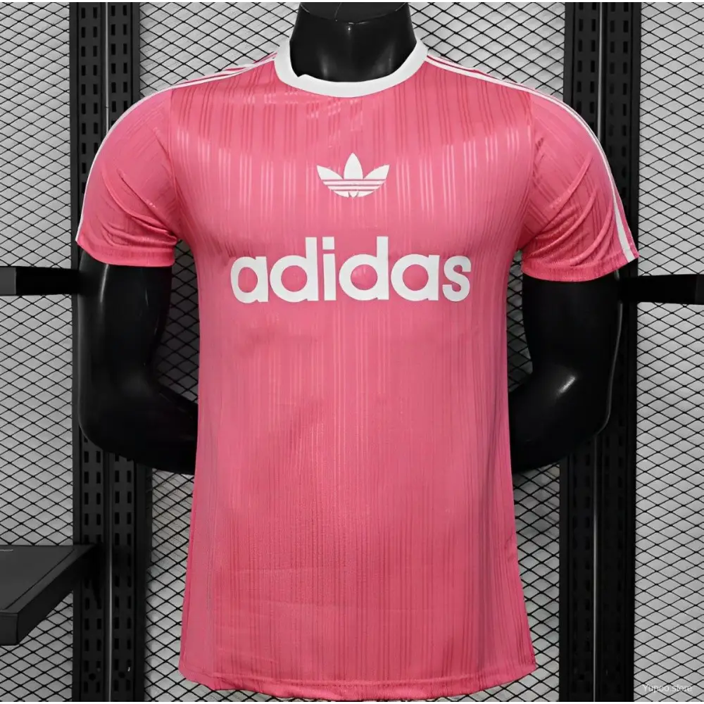 Maillot Adidas Trefoil Rose Version joueur - Vêtements de sport