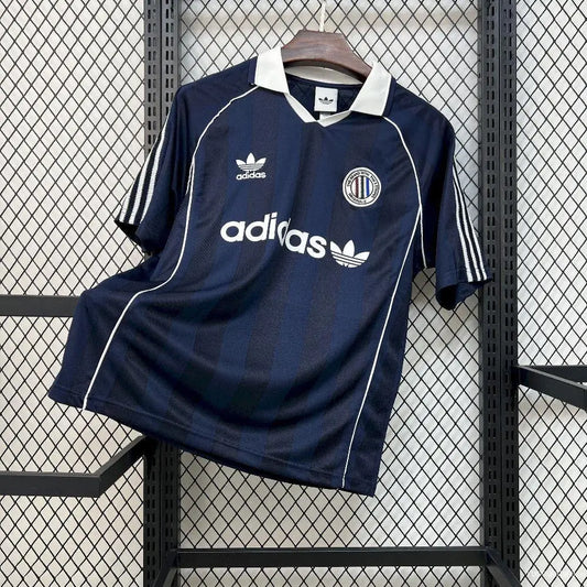 Maillot Adidas Trefoil Vintage Bleu navy foncé 2026 - Vêtements de sport