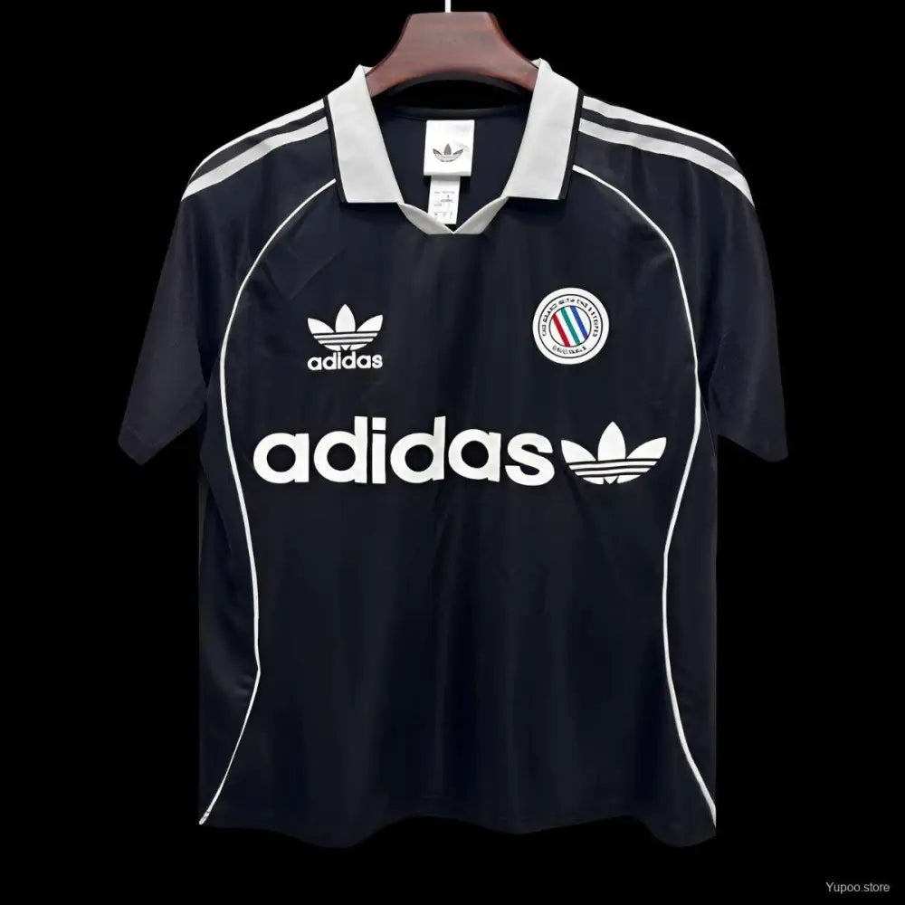 Maillot Adidas Trefoil Vintage Noir 2026 - Vêtements de sport