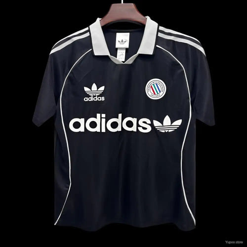 Maillot Adidas Trefoil Vintage Noir 2026 - Vêtements de sport