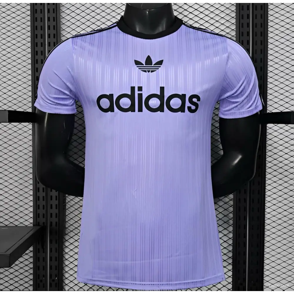 Maillot Adidas Trefoil Violet Version joueur - Vêtements de sport