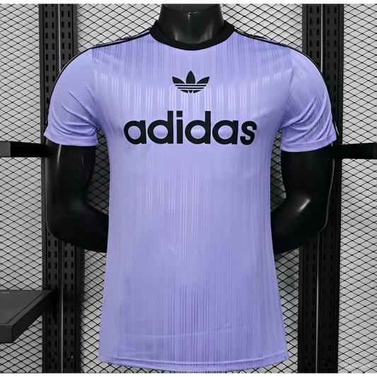 Maillot Adidas Trefoil Violet Version joueur - Vêtements de sport