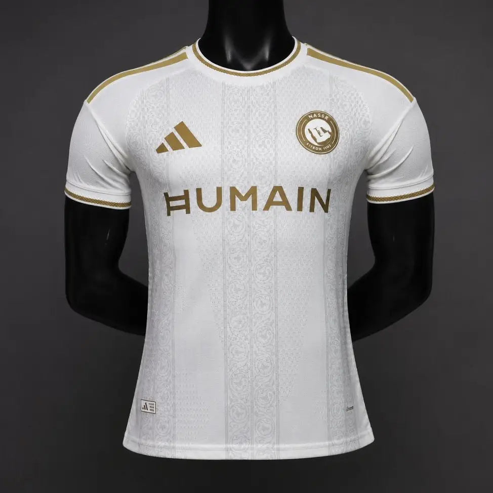 Maillot Al-Nassr Extérieur 2026/2027 Version joueur Avec Sponsors - Vêtements de sport