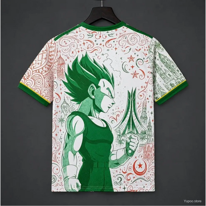Maillot Algérie 2026/2027 Dragon Ball Z Vegeta - Vêtements de sport