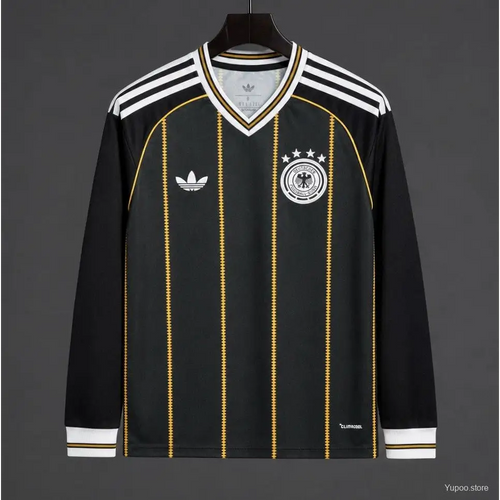 Maillot Allemagne Coupe du Monde 2026 Concept Noir Manches longues - Vêtements de sport