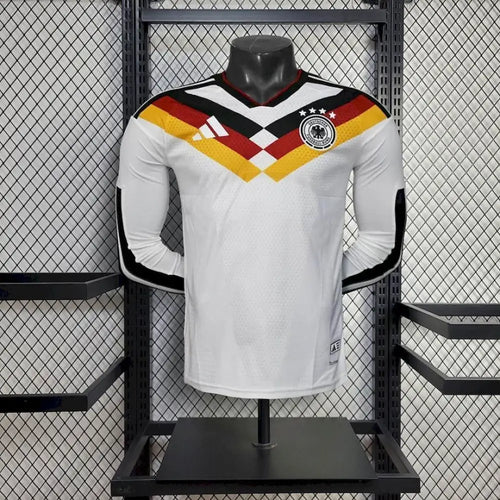 Maillot Allemagne Coupe du monde 2026 Domicile Version Joueur Manches Longues - Vêtements de sport