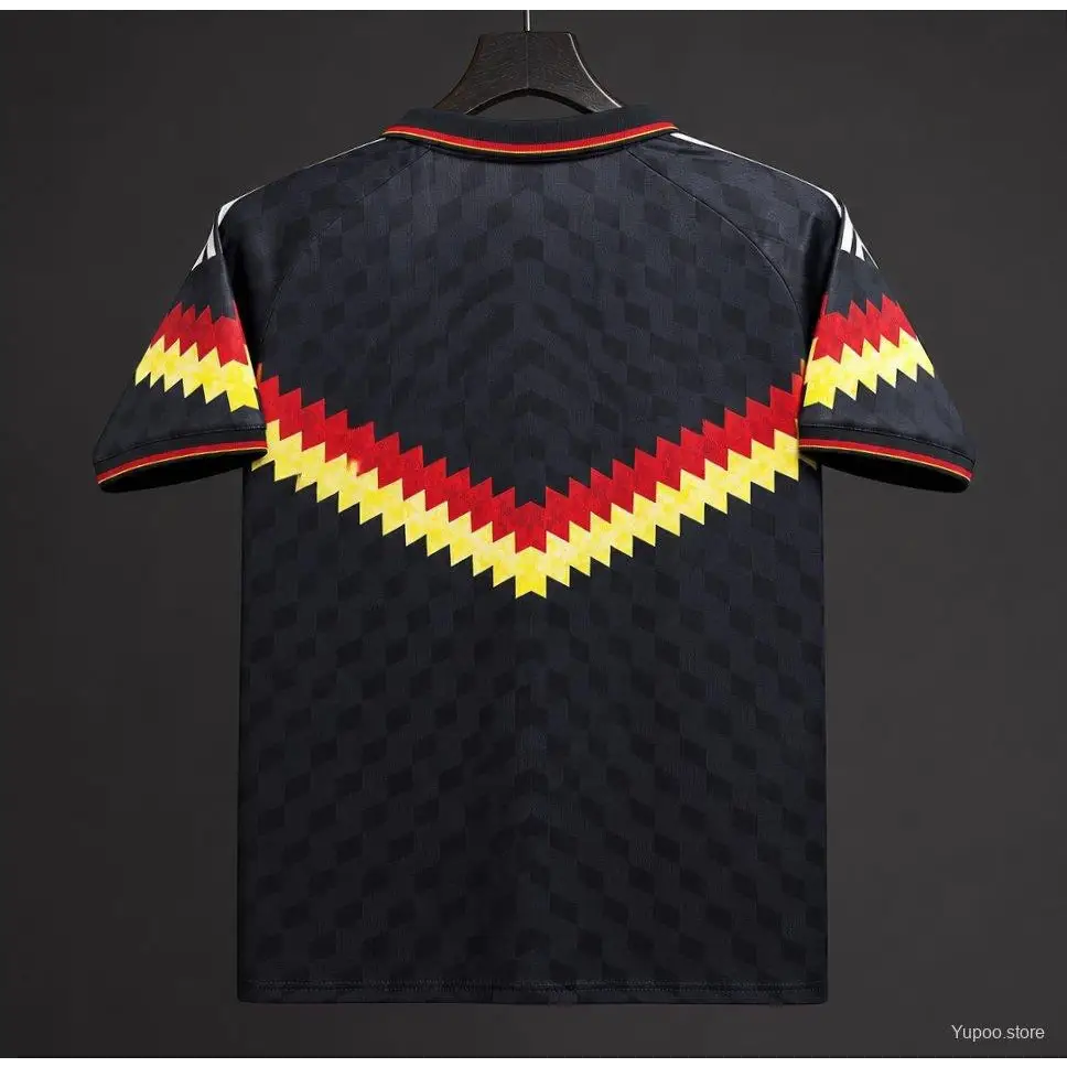 Maillot Allemagne Noir Retro Style 2026 - Vêtements de sport