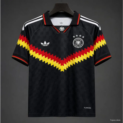 Maillot Allemagne Noir Retro Style 2026 - Vêtements de sport