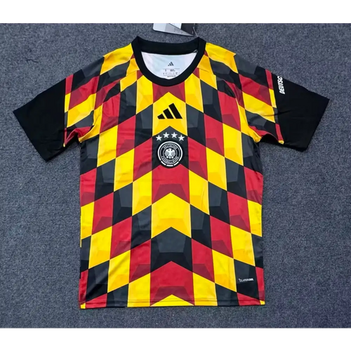 Maillot Allemagne Training noir et jaune Coupe du monde 2026 - Vêtements de sport