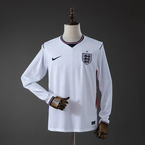 Maillot Angleterre Coupe du monde 2026 Domicile Manches longues - Vêtements de sport