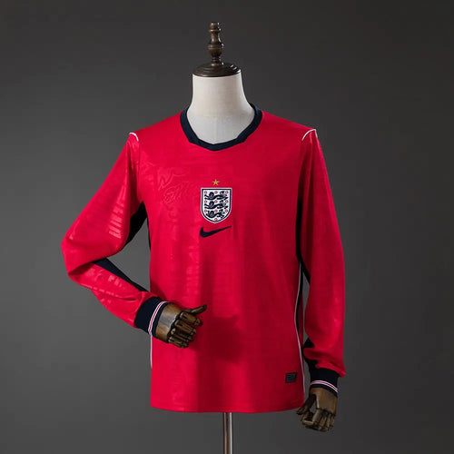 Maillot Angleterre Coupe du monde 2026 Extérieur Manches longues - Vêtements de sport