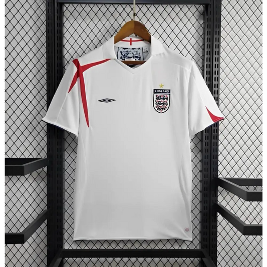Maillot Angleterre Domicile Retro 2006 - Vêtements de sport