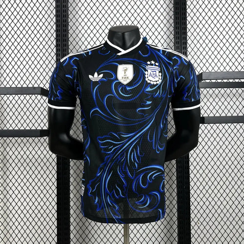 Maillot Argentine Coupe du Monde 2026 Extérieur Patch Champions du Monde Version Joueur - Vêtements de sport