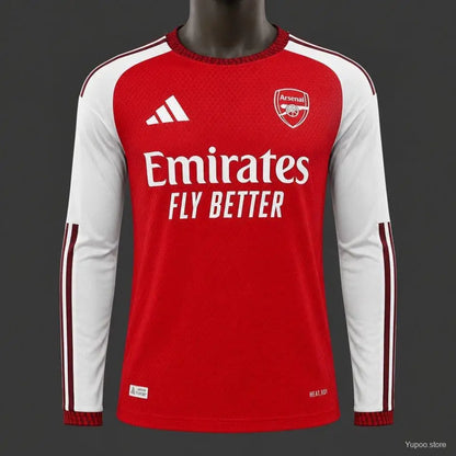 Maillot Arsenal Domicile 2026/2027 Version joueur manches longues - Vêtements de sport