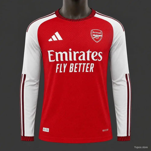 Maillot Arsenal Domicile 2026/2027 Version joueur manches longues - Vêtements de sport