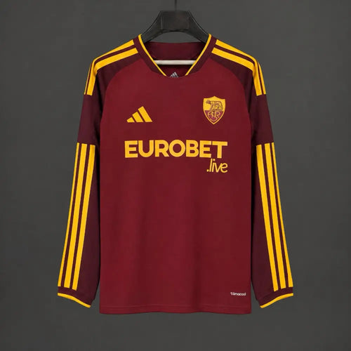Maillot AS Roma Domicile 2026/2027 Manches longues - Vêtements de sport