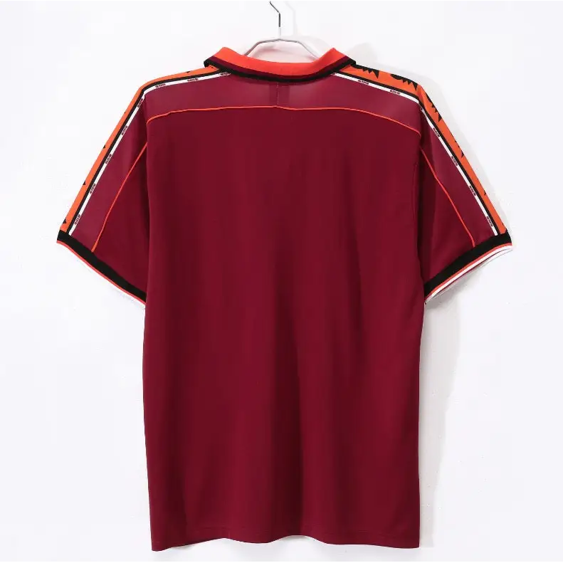 Maillot AS Roma Domicile Retro 1998/1999 - Vêtements de sport