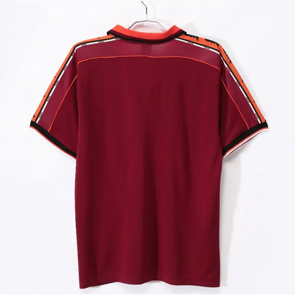 Maillot AS Roma Domicile Retro 1998/1999 - Vêtements de sport