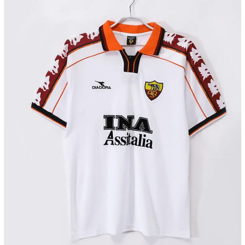 Maillot AS Roma Extérieur Retro 1998/1999 - Vêtements de sport