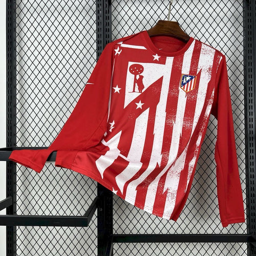 Maillot Atlético Madrid Entrainement manches longues rouge 2025/2026 - Vêtements de sport