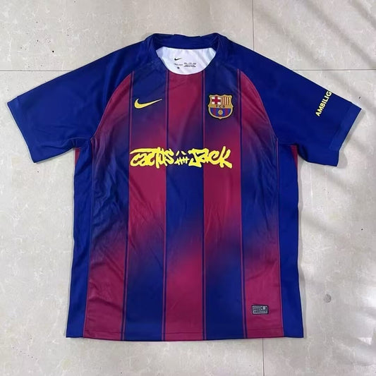 Maillot Barcelone Travis Scott 2025/2026 - Vêtements de sport