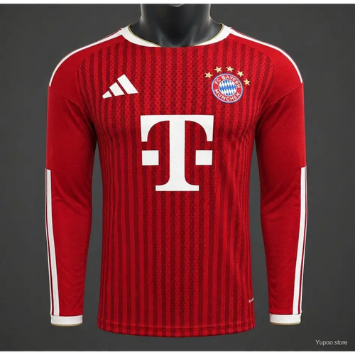 Maillot Bayern Munich Domicile 2026/2027 Version joueur Manches longues - Vêtements de sport