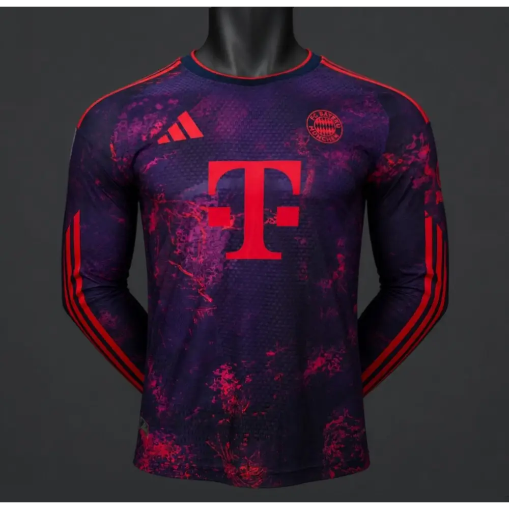 Maillot Bayern Munich Third 2026/2027 Version joueur manches longues - Vêtements de sport