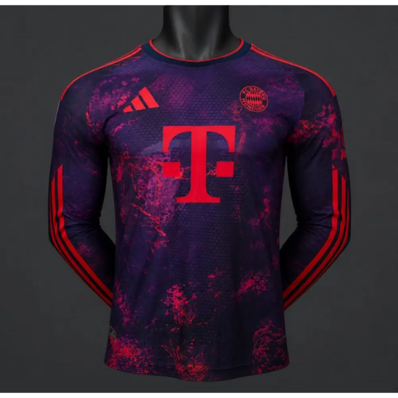 Maillot Bayern Munich Third 2026/2027 Version joueur manches longues - Vêtements de sport