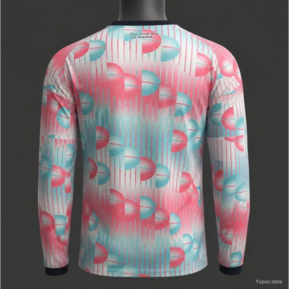 Maillot Belgique Coupe du Monde 2026 Extérieur version joueur Manches longues - Vêtements de sport