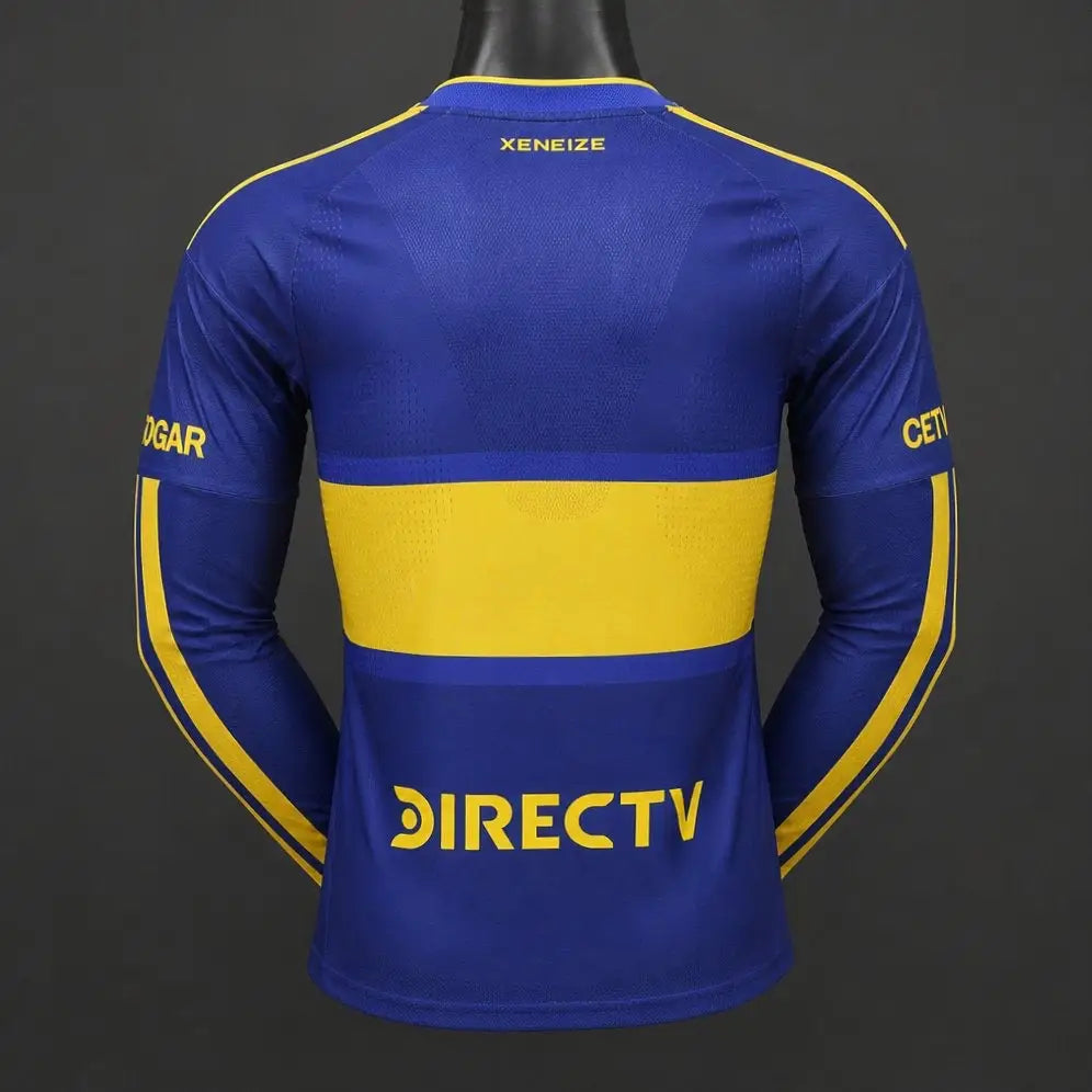 Maillot Boca Junior Domicile 2026/2027 Version joueur Manches longues - Vêtements de sport