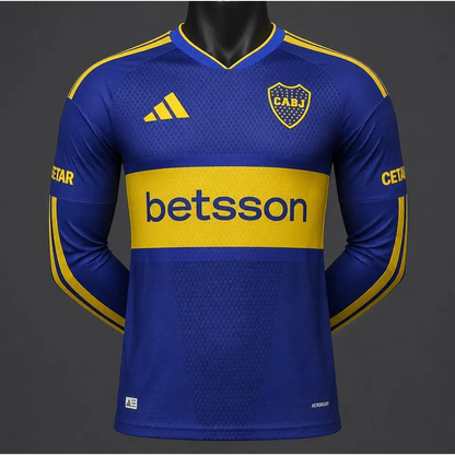 Maillot Boca Junior Domicile 2026/2027 Version joueur Manches longues - Vêtements de sport