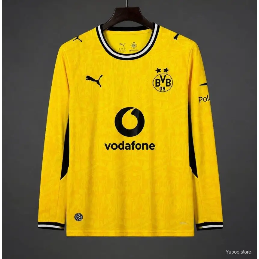 Maillot Borussia Dortmund Domicile 2026/2027 Manches longues - Vêtements de sport