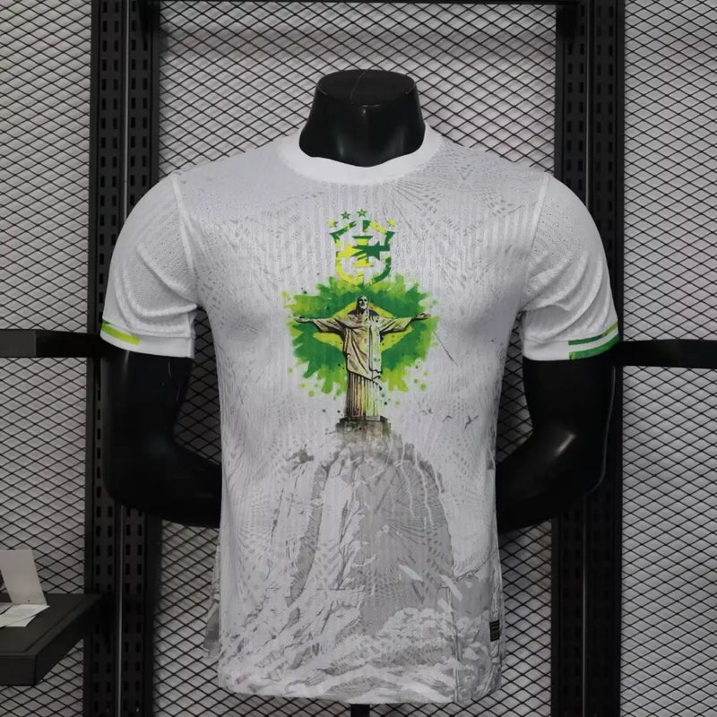 Maillot Brésil Christ Corcovado 2025 blanc - Vêtements de sport