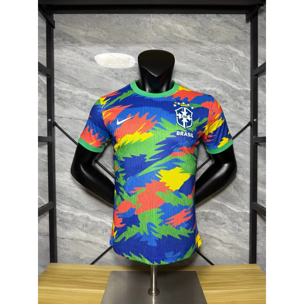 Maillot Brésil Concept fleur version joueur 2025/2026 - Vêtements de sport