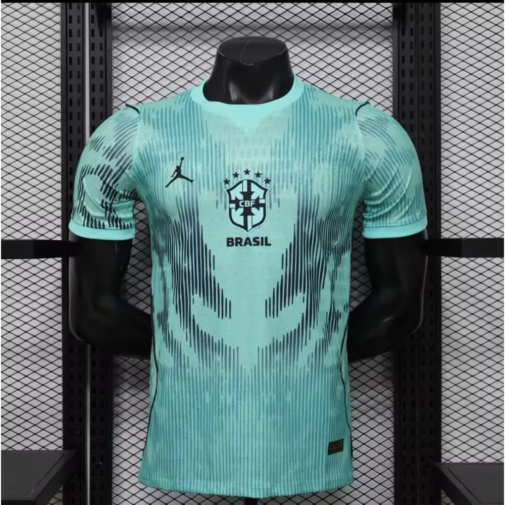 Maillot Brésil Coupe du Monde 2026 Gardien Version joueur - Vêtements de sport