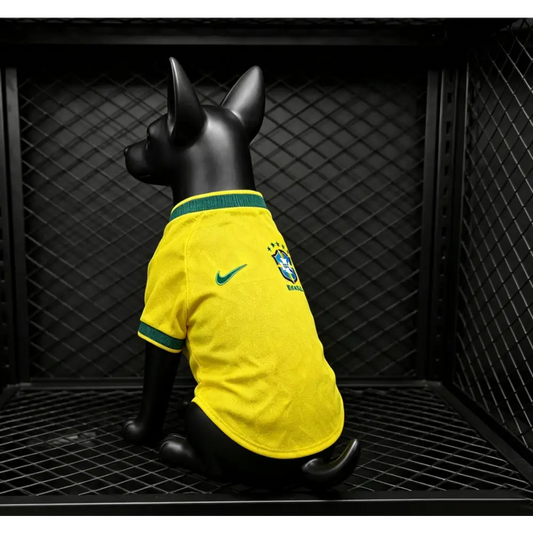Maillot Bresil Coupe du Monde 2026 pour Chien - Vêtements de sport