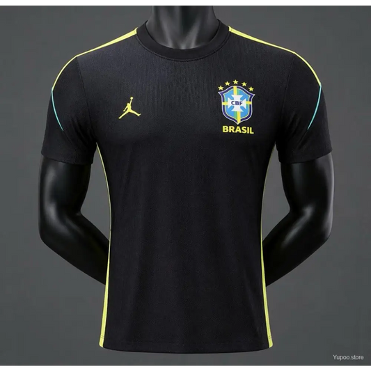 Maillot Brésil Coupe du Monde 2026 Pré match Version Joueur - Vêtements de sport