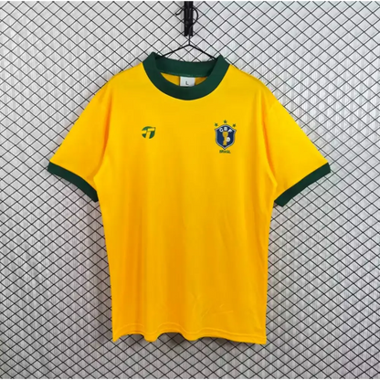 Maillot Brésil Domicile Retro 1982 - Vêtements de sport