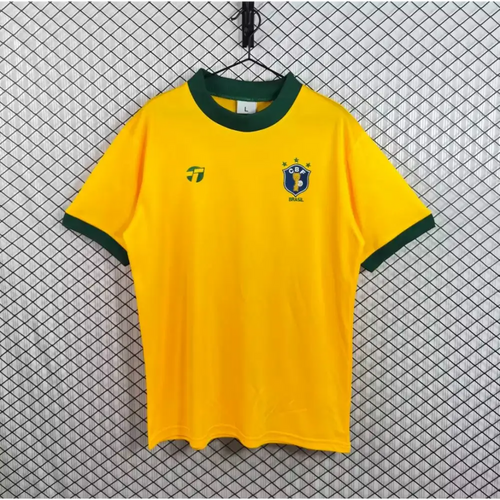 Maillot Brésil Domicile Retro 1982 - Vêtements de sport