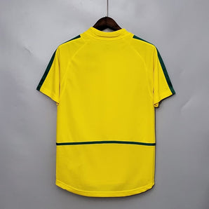 Maillot Brésil Domicile Retro 2002 - Vêtements de sport