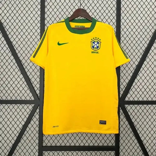 Maillot Brésil Domicile Retro 2010 - Vêtements de sport