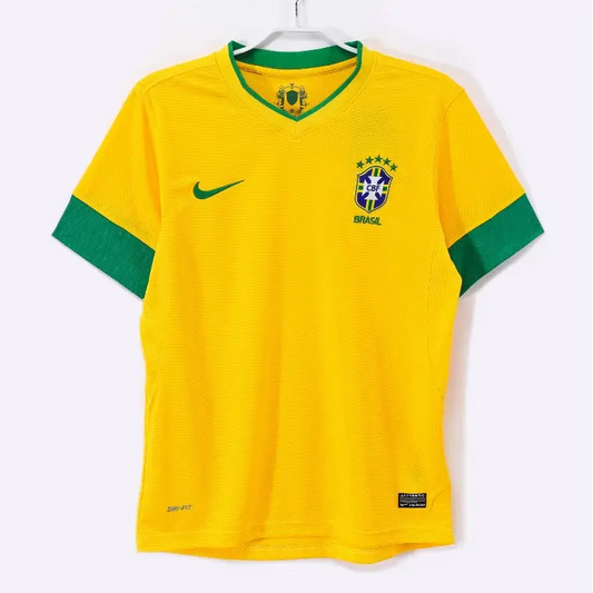 Maillot Brésil Domicile Retro 2012/2013 - Vêtements de sport