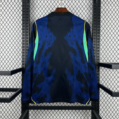 Maillot Brésil Extérieur Manches Longues Coupe du Monde 2026 - Vêtements de sport