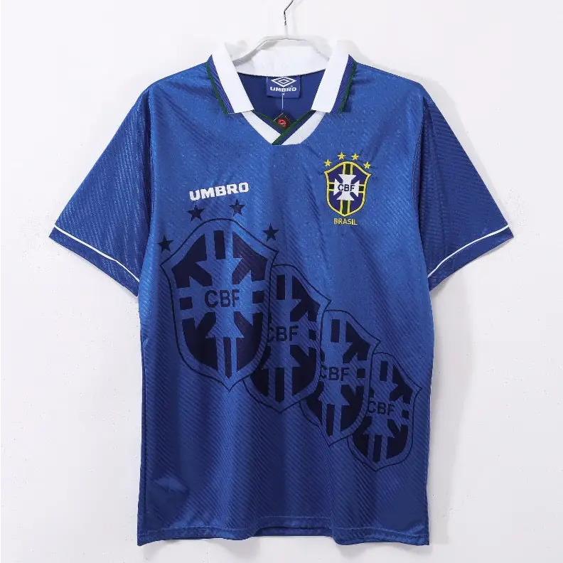 Maillot Brésil Extérieur Retro 1996 - Vêtements de sport
