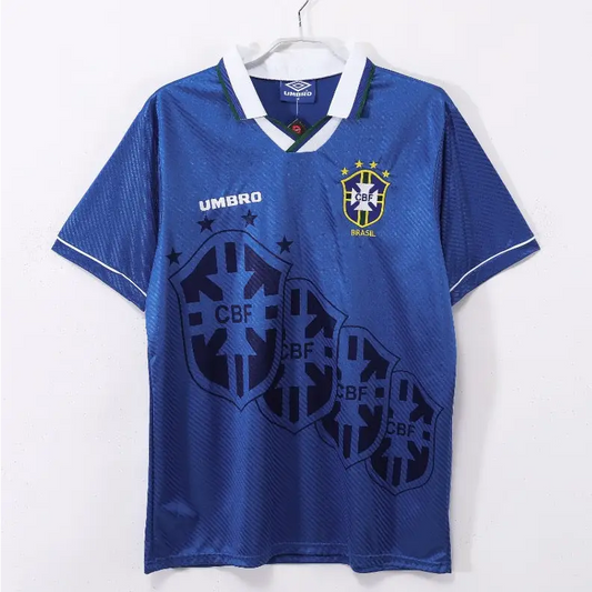 Maillot Brésil Extérieur Retro 1996 - Vêtements de sport