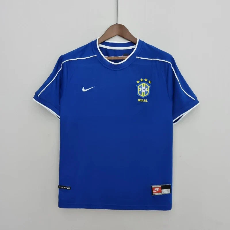 Maillot Brésil Extérieur Retro 1998 - Vêtements de sport